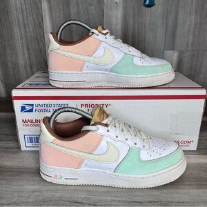 Nike Air Force 1 Low GS Ice Cream Girls 5Y or women’s 6.5 Cute Sneakers